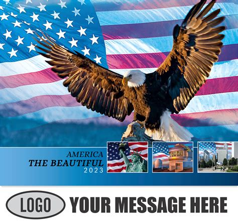 2023 Promotional Calendar America The Beautiful Us Patriotism Calendar