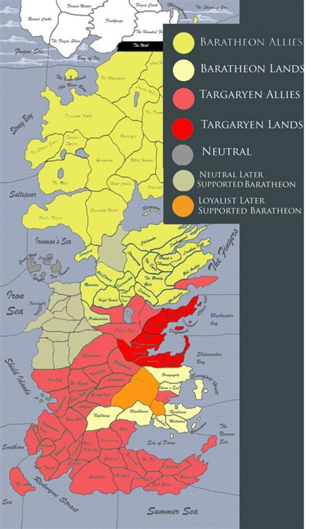 Map Of Westeros The Trident Maps Of The World