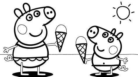 Peppa Pig Coloring Pages Free Coloring Pages Pig Coloring Sheets