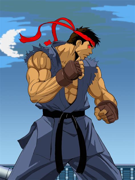 Evil Ryu By Raphipl On Deviantart
