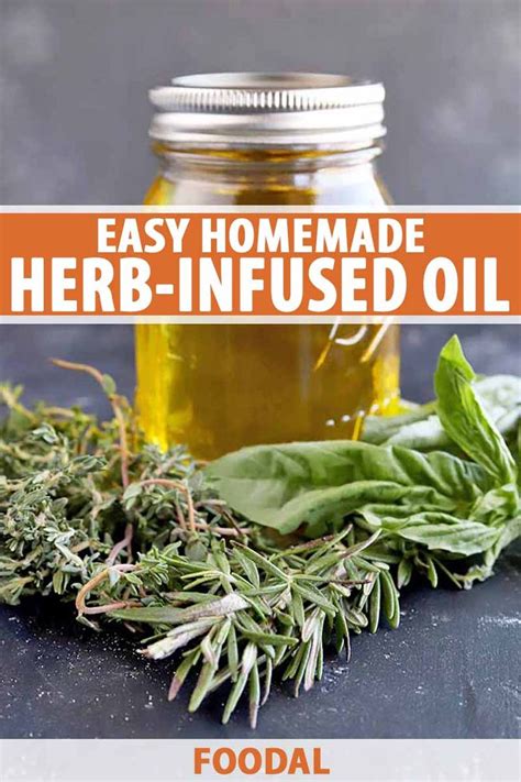 Easy Herb Infused Olive Oil Recipe A DIY Tutorial Foodal Recipe Herb Infused Olive Oil