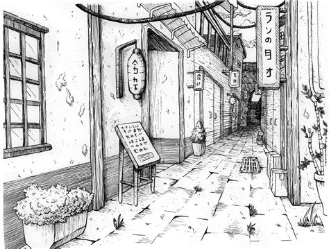 Japanese City Sketches On Behance