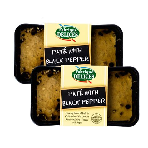 Country Style Pate With Black Pepper Fabrique Delices Le Village