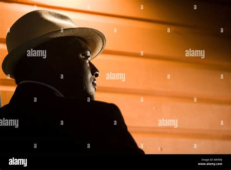 Fedora Man Silhouette Hi Res Stock Photography And Images Alamy