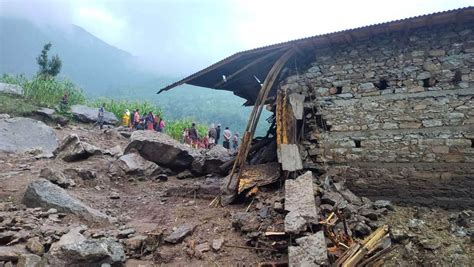 2 Killed As Landslide Buries House In Okhaldhunga