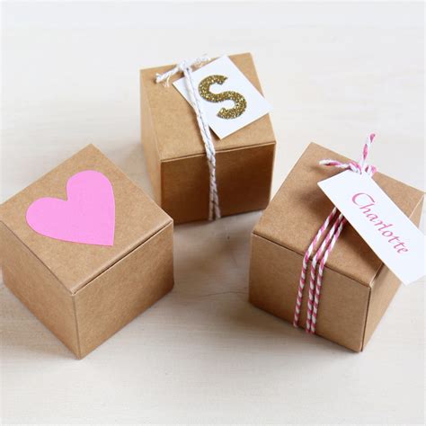 Small Valentines T Box Diy Box For Ts And Favours