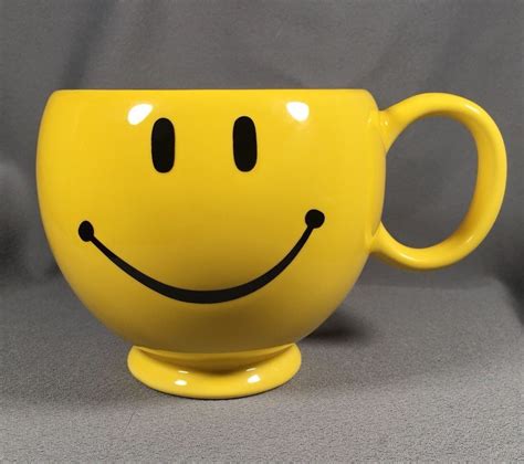 Oversized Yellow Smiley Mug Teleflora Teleflora Mugs Teleflora Smiley