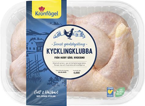 Räkna ut hur många kcal en förpackning kycklinglår fryst innehåller. Kycklingvinge, klubba, ben och lår | Kyckling från Kronfågel