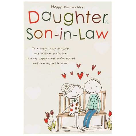 Send a personalised anniversary card for your son and daughter in law from. Happy Anniversary Quotes Sayings for Daughter and Son in ...