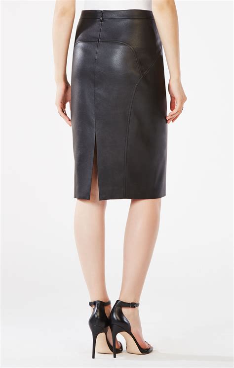 Natilie Faux Leather Skirt