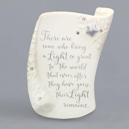 Bereavement Plaque There Are Some Who Bring A Light So Great Plaque