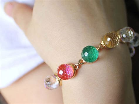 Colorful Candy Crystal Bead Bracelet