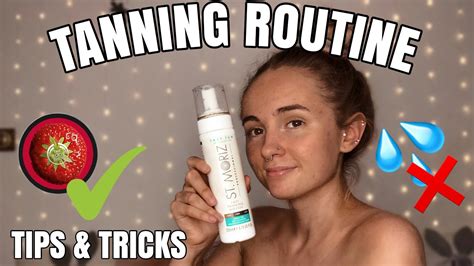 Fake Tan Routine With St Moriz Fast Tan Tips And Tricks Anniedoesart Youtube