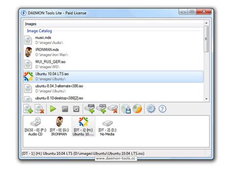 You can mount images, create files, and organise archives within the. Daemon Tools Lite indir