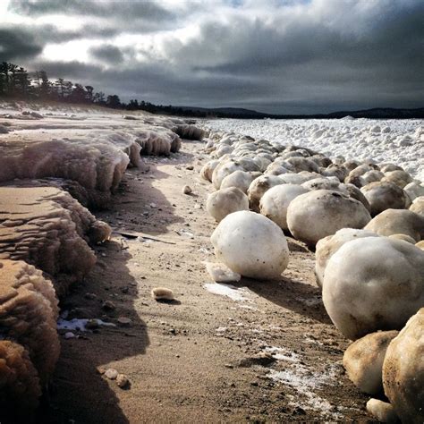 Photo Massive Ice Balls Along Lake Michigan Weird Weather Live Science