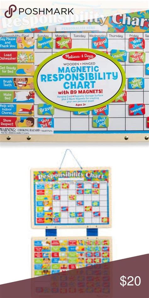 Melissa And Doug Magnetic Responsibility Chart Responsibility Chart
