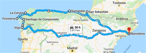 Ruta Coche Norte España Actualizado Mayo 2024