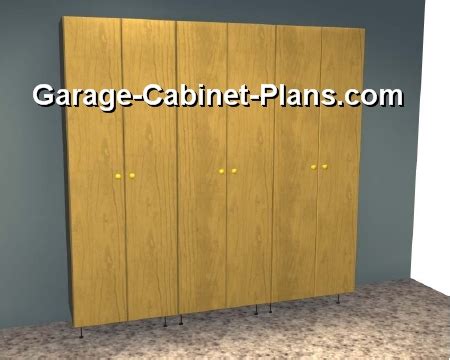 Just by looking at plywood, it's very hard to tell where is the front and where is the back, but when you stain it, you could definitely notice the difference. 6 ft Garage Storage Towers - 15" Deep - Garage Cabinet Plans
