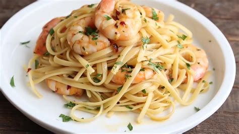 Shrimp Scampi Recipe How To Cook Shrimp Scampi Pasta On The Stove Youtube