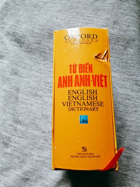 Từ Điển Oxford Anh Anh Việt Bìa Vàng