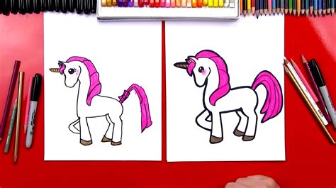How To Draw A Unicorn For Kids Art For Kids Hub Unicorn Drawing