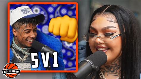 Jaidyn Alexis On Watching Blueface Fight 5 Crips At Once Youtube