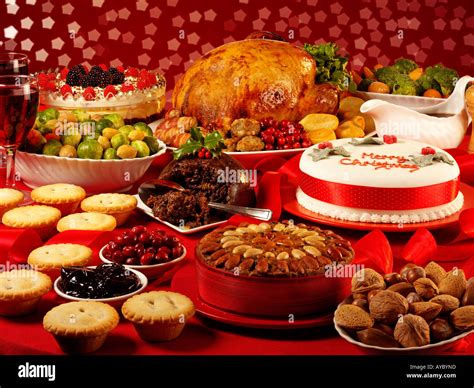 Traditional Christmas Food Stock Photo Alamy