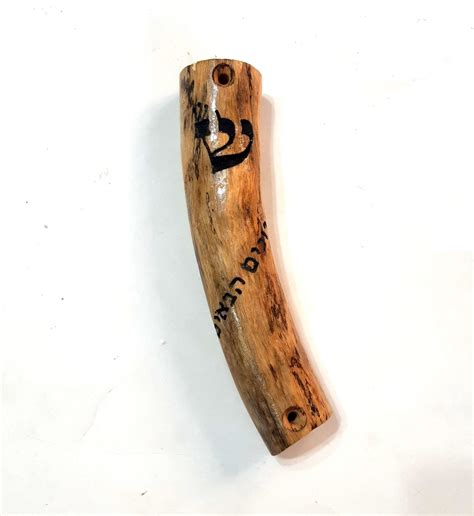 Wooden Mezuzaholive Wood Natural Mezuzah Case Wall Come Etsy In 2021