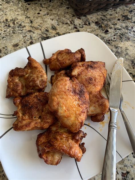 fryer thighs bbq air absolutely delicious chicken airfryer