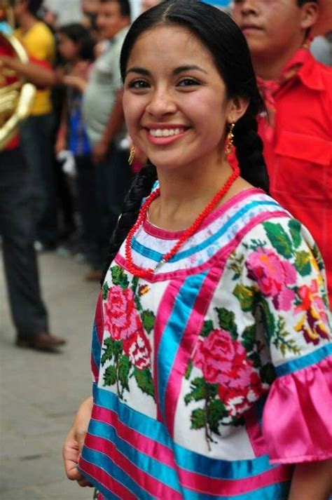 Mazateca Moda Mexicana Mexicana Hermosa Trajes Tipicos De Mexico