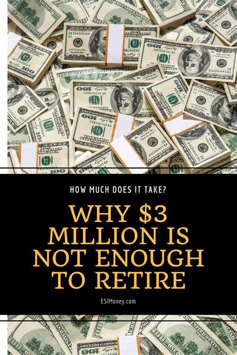 Why 3 Million Is Not Enough To Retire On Esi Money Retirement