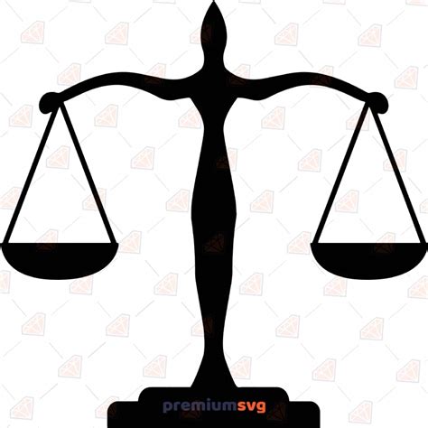 Clip Art And Image Files Scales Of Justice Svg Files Lady Justice Vector