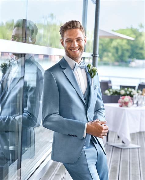Ice Blue 3 Piece Wedding Suit Tom Murphys Formal And Menswear