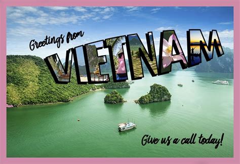 Greetings From Vietnam Travel Postcard Postcard Travel