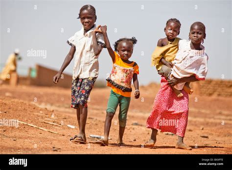 Children In The Town Of Djibo In Northern Burkina Faso Stock Photo Alamy