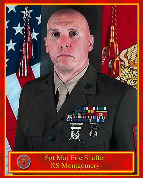 Sgt Maj Eric Shaffer 6th Marine Corps District Leaders
