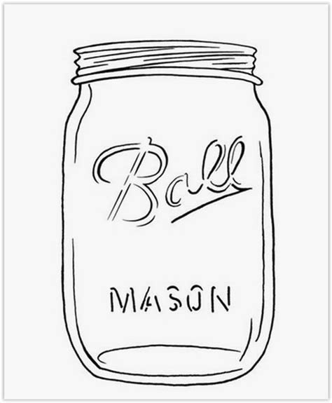 You might also observe label templates. Mason Jar Outline 2 SVG Mason Jar Svg Mason Jar Clipart ...