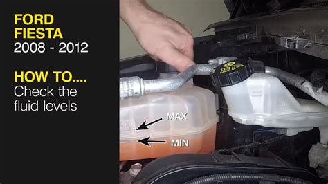 How To Check The Fluid Levels On The Ford Fiesta 2008 To 2012 Youtube