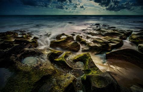 Wallpaper Sunlight Landscape Sea Bay Rock Nature Shore