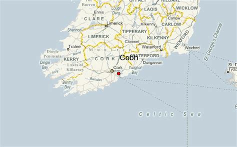 Street Map Of Cobh Ireland