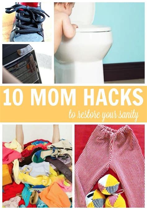10 Mom Hacks To Restore Your Sanity Mom Hacks Mom Help Kids Parenting
