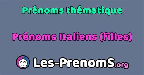 She was the first woman to give a lecture at a swedish university. Prénoms Italiens (filles)