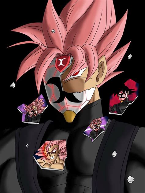 Goku Black Ssj Rose 123full Power Crimson Masked Saiyan Personajes