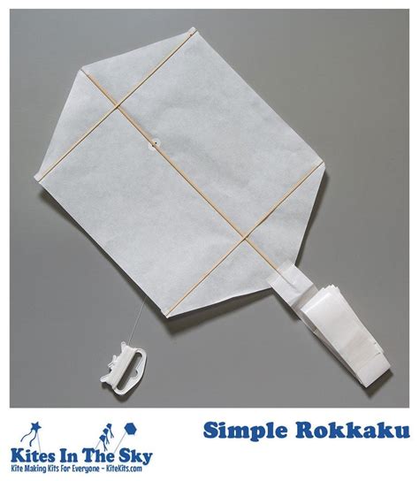 Simple Rokkaku Kite Kit Kites In The Sky