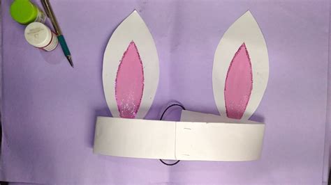 Diy Easter Bunny Ears Easter Day Craft For Kids Youtube