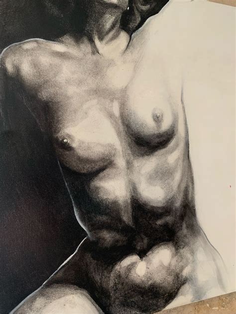 Paintings Full Front Nude Painting By SA Artist Hennie Kruger For