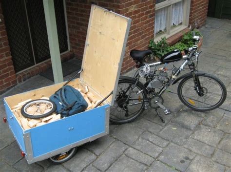 I think you are better off starting with something existing and modifying it. Fabian's Avant Garde Bicycle Trailer - CampfireCycling.com | Bicycle trailer, Bicycle ...