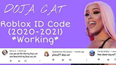 Doja Cat Roblox Radio Id Codes Working Youtube My XXX Hot Girl