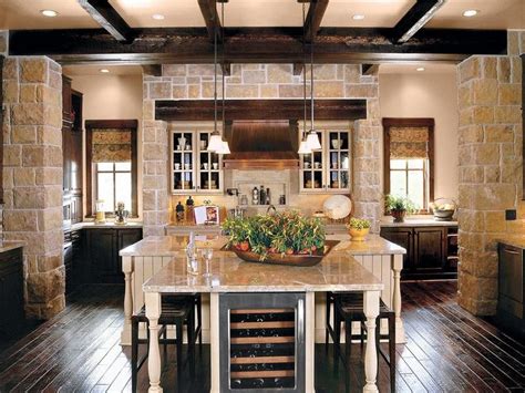 Sprawling Texas Ranch Style Home Southern Living Homes Kitchen