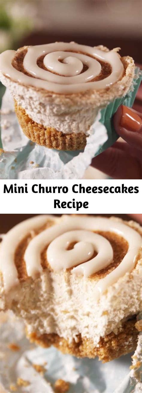 Mini Churro Cheesecakes Recipe Cirilla Cook Recipe In 2020 Yummy